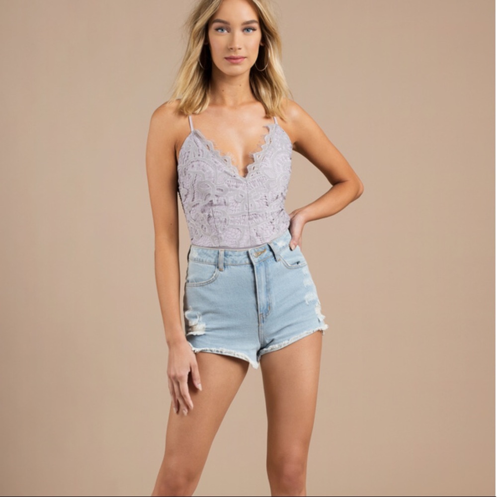 Tobi Ofeila Lace Bodysuit